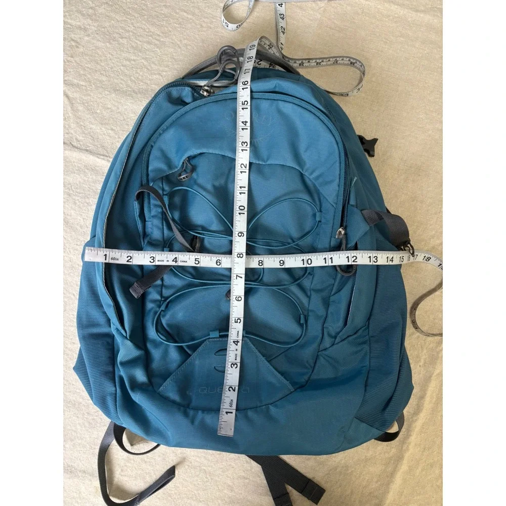 Osprey Backpack Questa 24/Seven Series Teal Blue Hiking Commute Travel Laptop